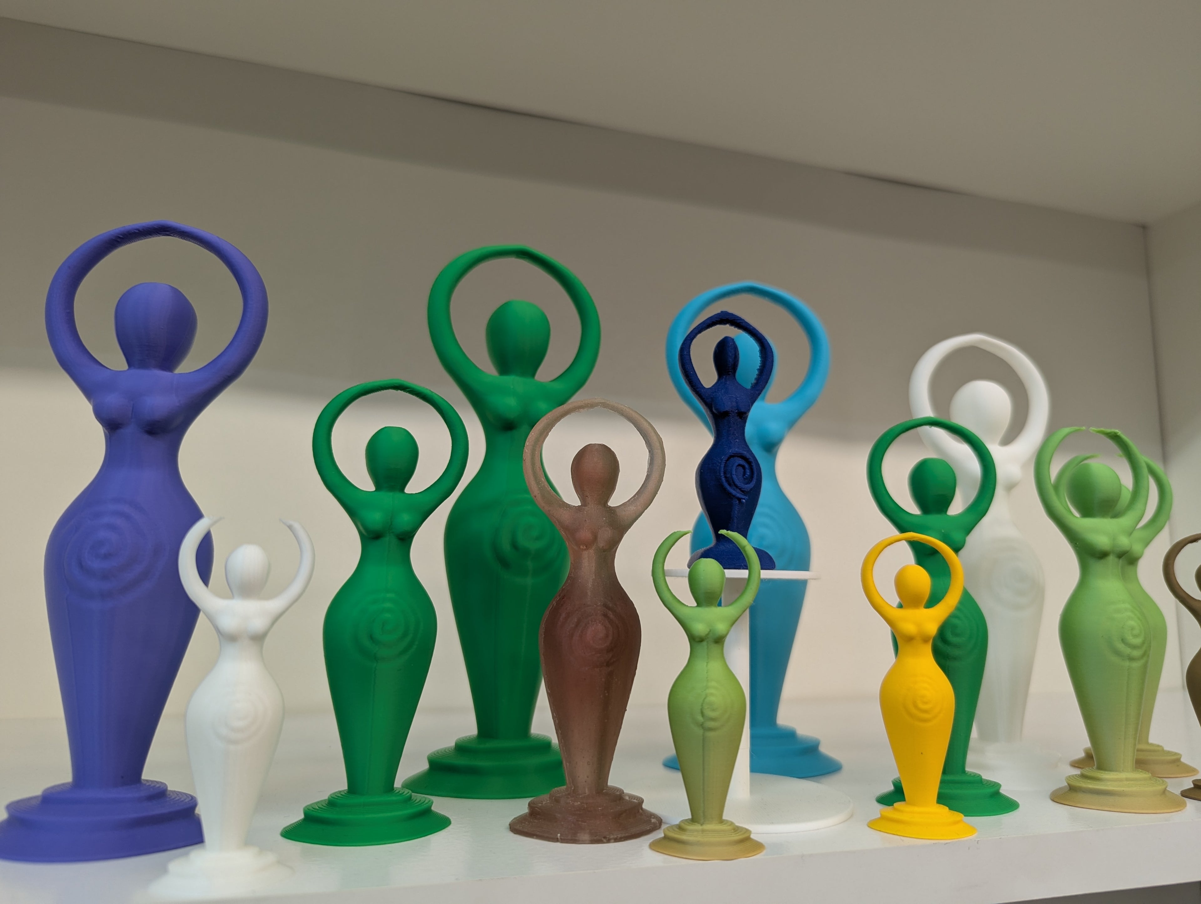 Spiral Goddess Statue